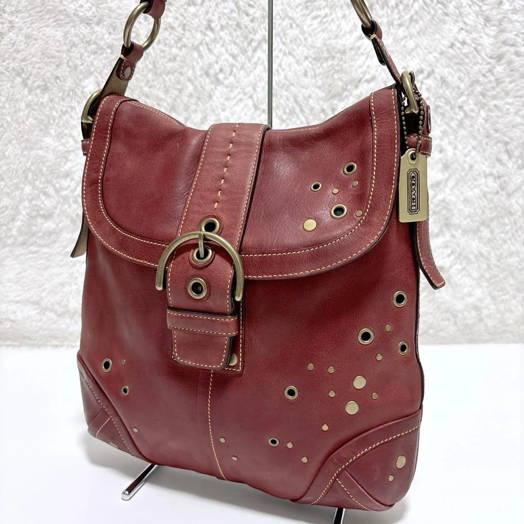 Coach Legacy Shoulder Bag Red Bags & Handbags for Women for sale