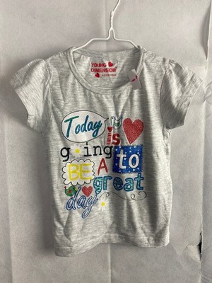Young Dimention T-Shirt 4-5 Jahre Heute wird ein toller Tag
