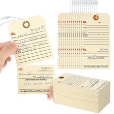 Affrolling 200 Pcs Repair Tags about 5.3 x 2.64 inches/ 13.4 x 6.7 cm, Yellow