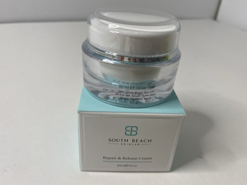 South Beach Skin Lab Repair & Release Anti Aging Cream 1.0 oz/30 ml New