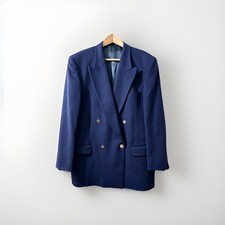 Blazer Coneys of Boston x Lanificio Colombo 100% PURO CASHMERE Navy DB