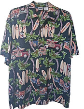 Disney Mickey Mouse Surfboard  Woody Wagons Car Hawaiiai Shirt NWOT