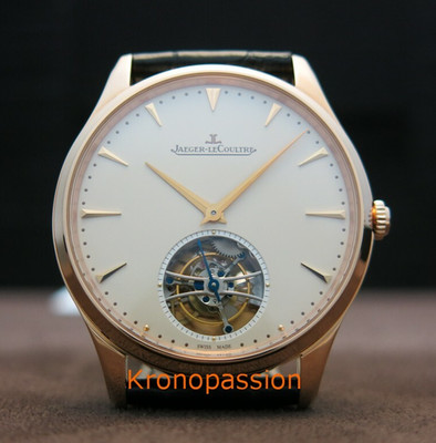 Jaeger-LeCoultre Master Ultra Thin Tourbillon 18K Rose Gold 40mm Q1322410 New !