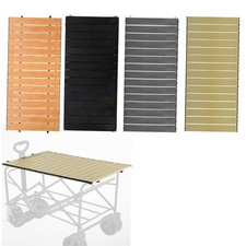 Steel Table Top Board 55x95cm Foldable for Camping Handcart 21.7x37.4in