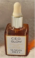 Sunday Riley CEO Glow + vitamin C+ Turmeric Oil 0.3 Oz/ 10ml new no box