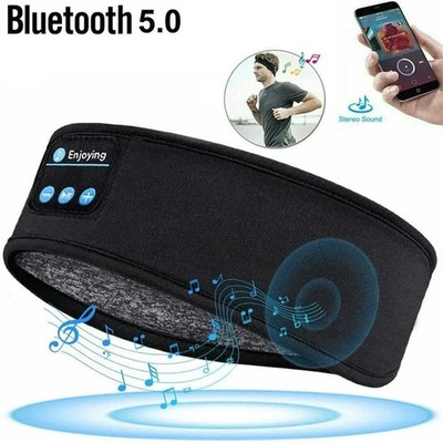 Schlaf Kopfhörer Bluetooth 5.0 Stirnband Kopfhörer Ultradünnen mit Lautsprecher