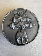 Vintage Eaton Truck Components Axle Drivetrain Solid Metal Belt Buckle