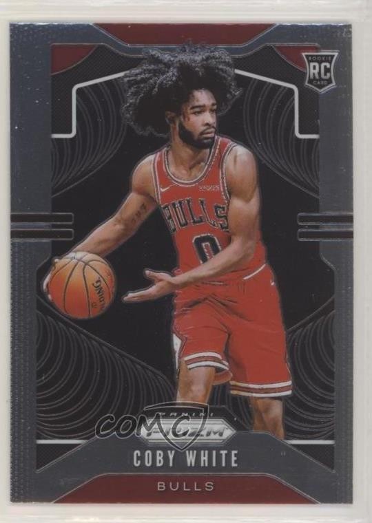 2019-20 Panini Prizm Rookie Coby White (Ball in Right Hand) #253 j5h