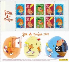 Carnet timbres Commémoratif BC3751a "Fête du Timbre, Titeuf" neufs Année 2005