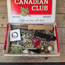 2.78 oz Estate Jewelry Mixed Lot Scrap Craft Repair Wearable Costume Vintage