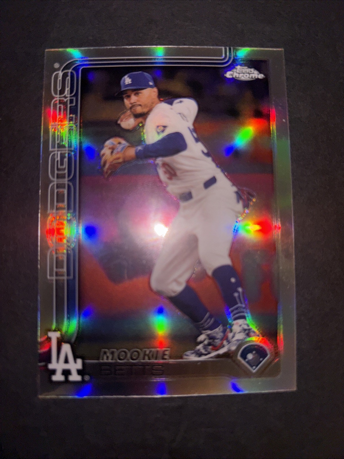 2025 Topps Chrome MOOKIE BETTS Refractor #50 Los Angeles Dodgers