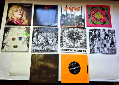 Lot of 10 ROCK 7'' vinyl records 1986-2016 Look You May Like!