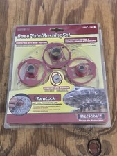 NUEVO Juego de placa base/buje Milescraft 1201 para routers sellado con base transparente SELLADO
