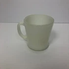 Vintage Fire King Milk Glass Coffee Cup Mug Solid White Anchor Hocking