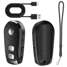 Wireless Camera Remote Control with Zoom for iPhone & Android Versatile Shutter
