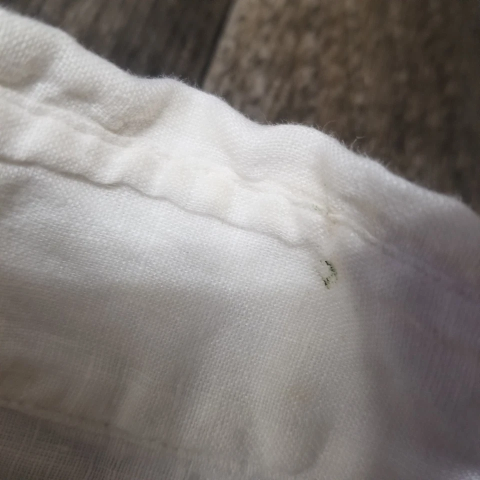 Polo Ralph Lauren Shirt Mens XL Relaxed Fit Linen Button Down White Preppy - Image 4 of 4