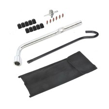 Dr Roc Spare Tire Tool Kit with Tire Jack Handle and Wheel Lug Wrench Changing