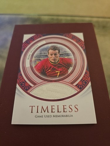 Futera Timeless Marc Wilmots Match Worn Patch 04/05