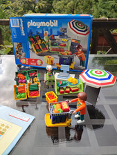 Playmobil 3202 Obst & Gem&uuml;sestand Marktstand komplett mit OVP + Anleitung