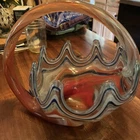 Vintage Murano Cornucopia Basket