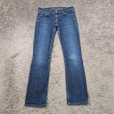 Citizens of Humanity Jeans Women 26 Straight Low Stretch Dark Wash Ava USA 27x29