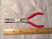 Mac Tools Bent Needle Nose Pliers P301714 Spring Loaded