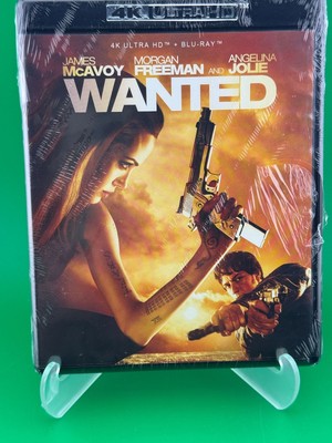 Wanted (4K Ultra HD Blu-Ray) NEW/Sealed James McAvoy - Angelina Jolie