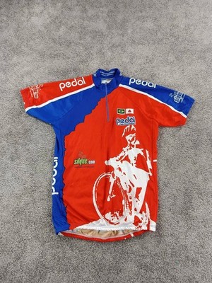 silque Herren Fahrrad Trikot Gr. M-32 6769 Radsport Straße Atmungsaktiv Brasilien