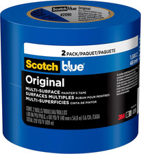 Original Multi-Surface Painter'S Tape, 1.88 Inches X 60 Yards, 2 Rolls, Blue, Pa