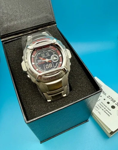 CASIO VINTAGE G-SHOCK  G-520D-4A Steel Bracelet 2004 boxed