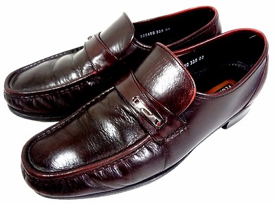 Florsheim Shoes Mens Size 9.5‎ D Burgundy Leather Tassel Loafers Dress Classic FLORSHEIM IMPERIAL WINGTIP TASSEL LOAFERS - BURGUNDY - 93245  main image 2
