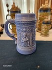 Greentown Glass Stein Indiana Tumbler and Goblet Co. Ligh Blue Slag Glass  GTN-C — photo 3