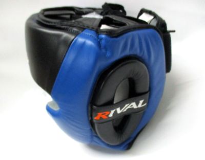 Rival Boxing RHG30 Mexican Training Headgear - Black/Blue - XL