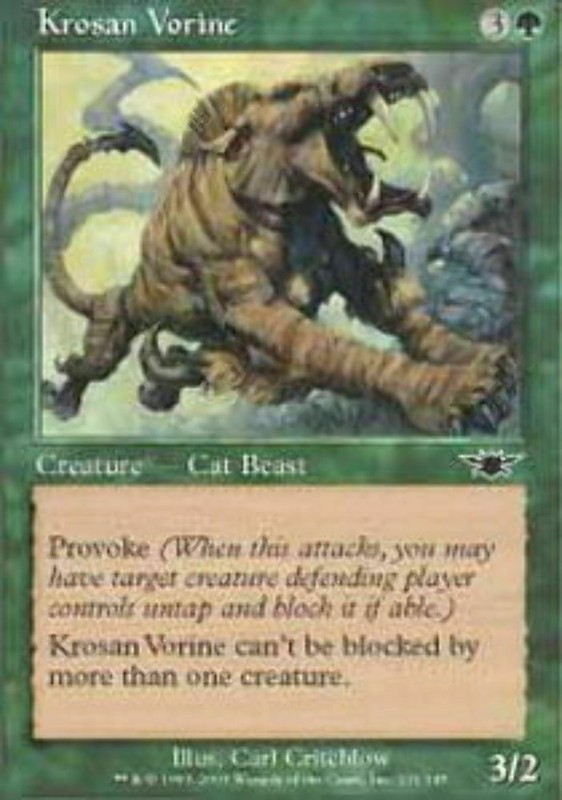 Krosan Vorine - Magic The Gathering - Legions - MTG