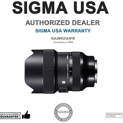 Sigma 14-24mm f/2.8 DG DN Art Lens for Sony E Mount. U.S. Authorized Dealer