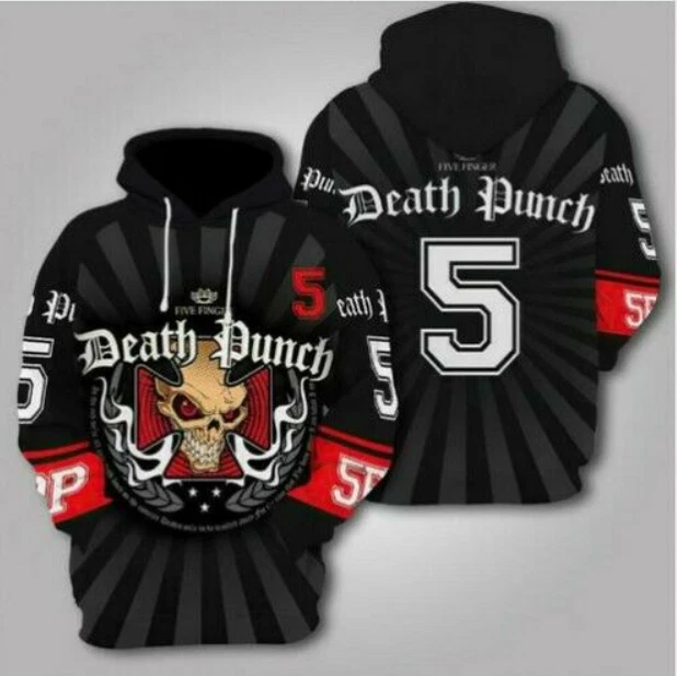 Five Finger Death Punch 3D Printed Lightweight Hoodie