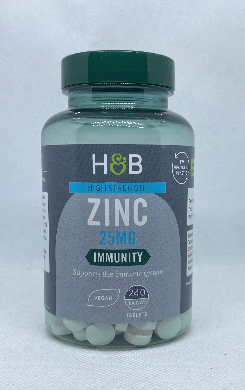 Zinc Tablets Holland And Barrett MAXIMUM STRENGTH ZINC 25mg 250 Tablets