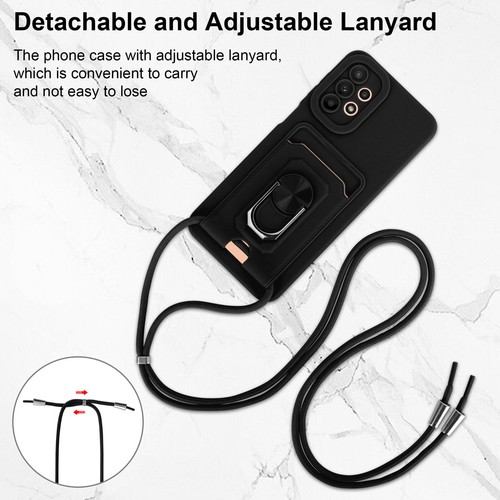 Lanyard Case For Samsung Galaxy A23 5G Phone Stand Shockproof Silicone Cover - Picture 18 of 33