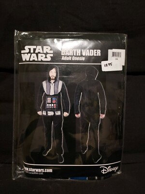 Star Wars Darth Vader Adult One Piece Jumpsuit Costume Size S/M
