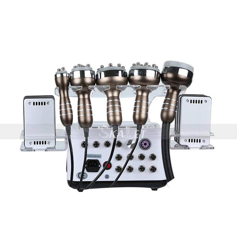 6 en 1 40K cavitación quemar grasa uso doméstico aspiradora r-f pérdida de peso equipo de escultura - Imagen 4 de 4