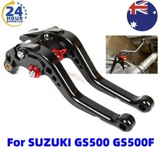 For SUZUKI GS500 GS500E GS500F 1989-2009 Short Black CNC Clutch Brake Levers AU