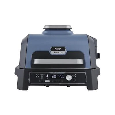 Ninja Barbecue Elettrico da Tavolo 1700 Watt OG901EU Woodfire Pro Connect XL