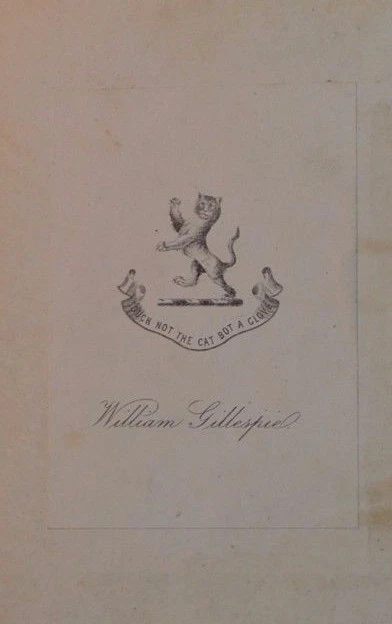 J R Dore Old Bibles English author's tipped in letter! 1876 Clan Macpherson too! - Image 3 of 4