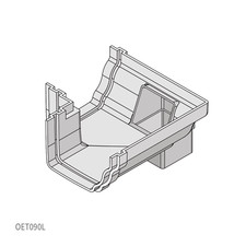 Marley Classic Conservatory Gutter Plastic Ogee Profile Ultraframe uPVC Roof