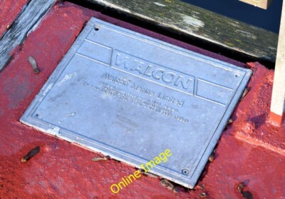 Photo 6x4 Walcon pontoon plate, Belfast (November 2014) Beal Feirste One  c2014