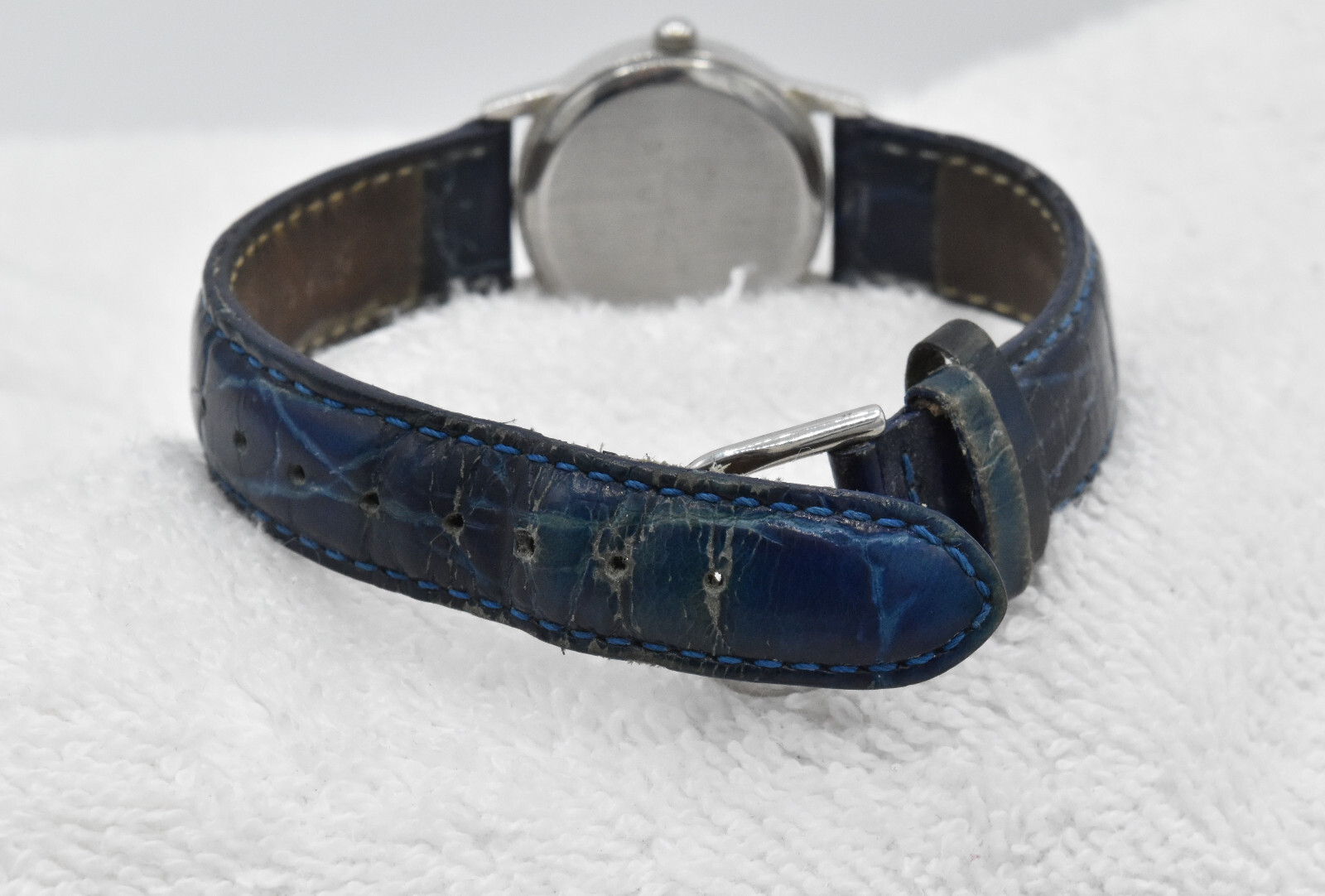 Woman’s Solid Sterling Silver Quartz Watch Lapis … - image 5