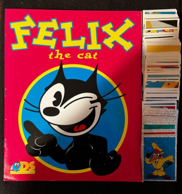 KOMPLETTES SET + LEERES ALBUM NO PANINI FELIX DIE KATZE DISNEY DS SAMMLUNG SELTEN 1999