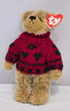 1993 TY Attic Treasures Beanie Babies BEARKHARDT Jointed Bear (8”) w/Tags