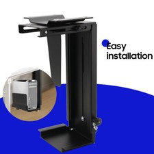 Under Table Desk Holder Computer Bracket PC Support Adjustable Width&Height 25kg