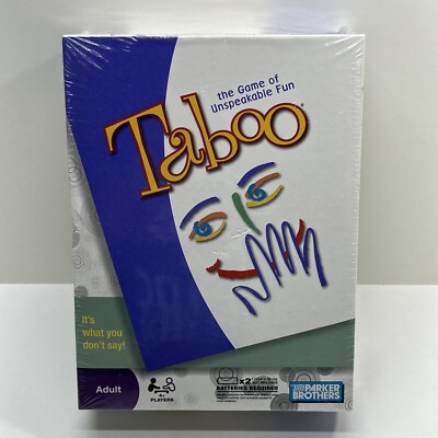 NEW Taboo Adult Board Game of Unspeakable Fun 2009 Edition Sealed in Box